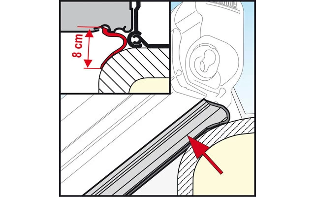Fiamma Rain Guard Lower 1 Fiamma Rain Guard Lower