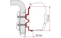 Fiamma Markisenadapter Hymercamp Wandmontage 300