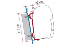 Fiamma Markisenadapter Ford Transit Wandmontage