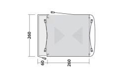 Outwell Milestone Shade Busvorzelt 12 Outwell Milestone Shade Busvorzelt -Zelt Serie 251991 1783389