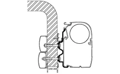 Thule Hymer Markisen-Adapter 2016 2,6m -Zelt Serie 270039 2681972