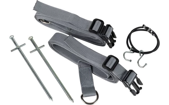 Dometic Kampa Sturmbandset Für Vorzelte 4-tlg. Grau 2 Dometic Kampa Sturmbandset Für Vorzelte 4-tlg. Grau – Bild 2