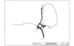 Thule Omnistor 5200 Markisenadapter Fiat Ducato H2 Lift Roof 3,15 M