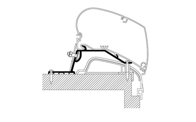 Thule Markisenadapter Hobby Premium & Ontour 1 Thule Markisenadapter Hobby Premium & Ontour