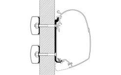 Thule Universal Markisenadapter Für Omnistor 4900 / 5200 / 8000 3 M 10 Thule Universal Markisenadapter Für Omnistor 4900 / 5200 / 8000 3 M -Zelt Serie 487793 3592771