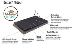 Outwell Hayward Lake 4ATC Tunnelzelt -Zelt Serie 487850 3587299
