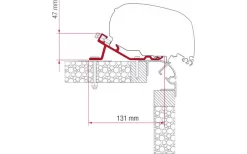 Fiamma Kit Bailey Markisenadapter Für Fiamma F80 / F65