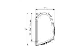 Thule Omnistor 5200 Markise 12V Motorisiert Silber 3,05m -Zelt Serie 489528 3351917