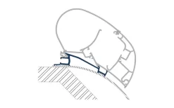Dometic PR-Adapt Adapter Für Dachmarkisen PR 2000 Und PR 2500 4,0m -Zelt Serie 530704 3471222