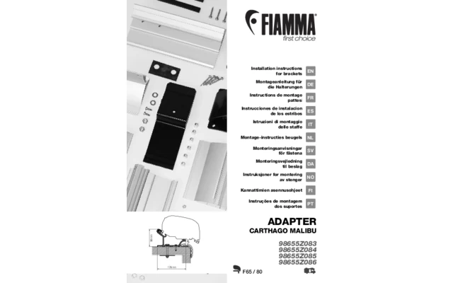 Fiamma Adapter Carthago Malibu 340 Markisenadapter Für Fiamma F80 / F65 340 1 Fiamma Adapter Carthago Malibu 340 Markisenadapter Für Fiamma F80 / F65 340