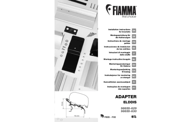 Fiamma Adapter Elddis Markisenadapter Für Fiamma F80/F65 370 1 Fiamma Adapter Elddis Markisenadapter Für Fiamma F80/F65 370