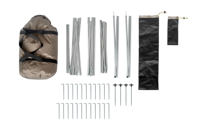 Tambu Nihaita 5 Personen Familien Tunnelzelt Braun 2 Tambu Nihaita 5 Personen Familien Tunnelzelt Braun – Bild 2