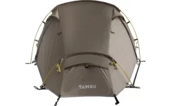 Tambu Natuna 2 Personen Trekking Tunnelzelt Braun -Zelt Serie 575951 3933663