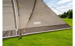 Tambu Agnikunda Komfort Vis à Vis 4 Personen Trekking Tunnelzelt Braun -Zelt Serie 575999 3935687