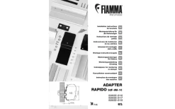 Fiamma Adapter Halterung F45 Für Rapido Serie 9dF-9M-10 450 Cm