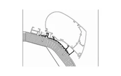Thule Dachadapter Carthago Serie 450 Cm Ab 2014 -Zelt Serie 603475 4472755