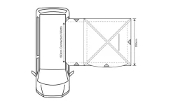 Outdoor Revolution Cayman Midi Air Vorzelt Low 180 Bis 210 Cm -Zelt Serie 633247 4431471