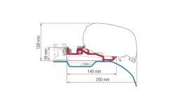 Fiamma Markisenadapter-Kit Smart Clamp Ducato F80