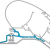 Dometic Adapter Für Dachmarkisen PR 2000 Und PR 2500 Fiat Ducato Jumper Peugeot