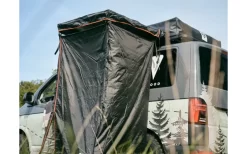 Vickywood Duschzelt Mit Regenhaube 100 Cm Schwarz -Zelt Serie 696233 4715327