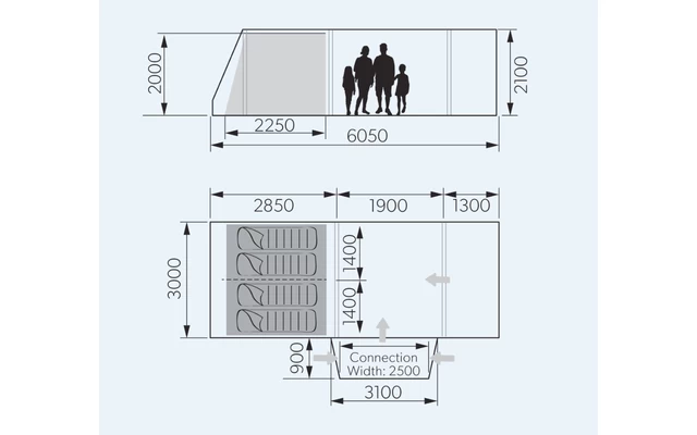 Dometic Rarotonga DA FTT 401 AIR LH Aufblasbares Driveaway Vorzelt 3 M Modell Links 6 Dometic Rarotonga DA FTT 401 AIR LH Aufblasbares Driveaway Vorzelt 3 M Modell Links – Bild 6