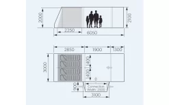 Dometic Rarotonga DA FTT 401 AIR LH Aufblasbares Driveaway Vorzelt 3 M Modell Links 8 Dometic Rarotonga DA FTT 401 AIR LH Aufblasbares Driveaway Vorzelt 3 M Modell Links -Zelt Serie 707762 4801544