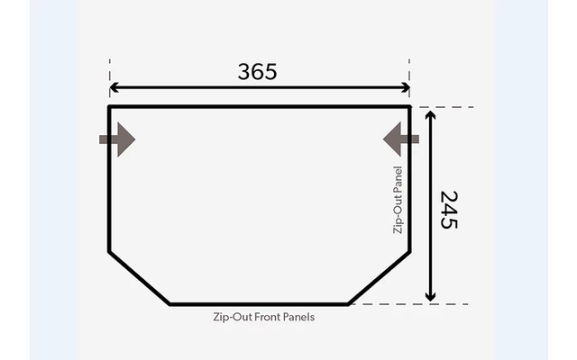 Dometic Pop AIR Pro 365 Aufblasbares Vorzelt Für Wohnwagen 1 Dometic Pop AIR Pro 365 Aufblasbares Vorzelt Für Wohnwagen
