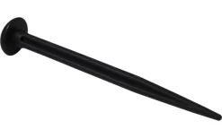 High Peak Kunststoff Rundkopfhering 6er Pack 13 Cm Schwarz