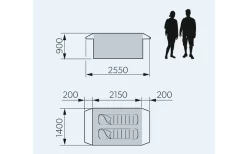 Dometic Pico FTC 2X2 TC Aufblasbares Campingzelt Für Zwei Personen