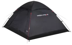 High Peak Monodome XL Freistehendes Einfachdach Kuppelzelt 4 Personen Schwarz