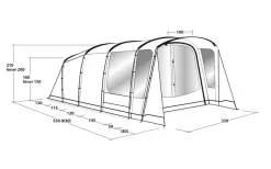 Outwell Greenwood 5 -Zelt Serie 736949 4959530
