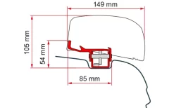 Fiamma Adapter Kit F40van VW T5/T6 Ab 2003