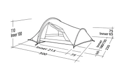 Robens Challenger 3XE Tunnelzelt Grün 9 Robens Challenger 3XE Tunnelzelt Grün -Zelt Serie 771890 5131130