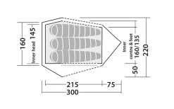 Robens Challenger 3XE Tunnelzelt Grün 10 Robens Challenger 3XE Tunnelzelt Grün -Zelt Serie 771893 5131136