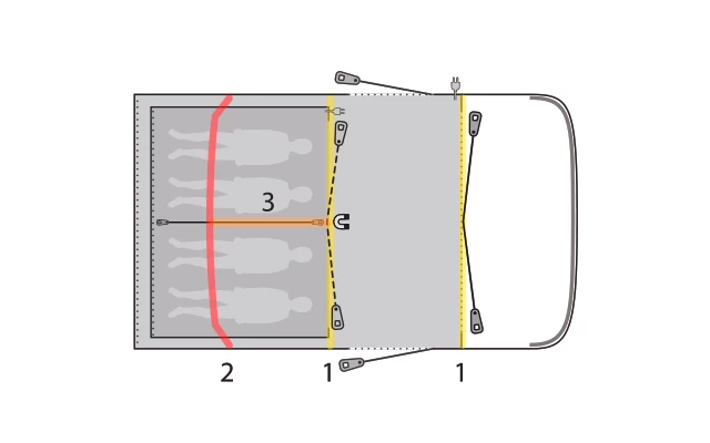 Outwell Hayward Lake 4ATC Aufblasbares Tunnelzelt 4 Personen 7 Outwell Hayward Lake 4ATC Aufblasbares Tunnelzelt 4 Personen – Bild 7