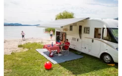 Fiamma F65eagle Ducato 319 Markise Gehäusefarbe Polar White Tuchfarbe Royal Grey 320 Cm -Zelt Serie 802862 5241698