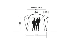 Outwell Milestone Lux Busvorzelt 7 Outwell Milestone Lux Busvorzelt -Zelt Serie 805394 5271614