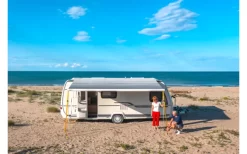 Fiamma F80s 290 Markise Gehäusefarbe Polar White Tuchfarbe Royal Grey 290 Cm -Zelt Serie 809945 5288006