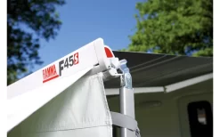 Fiamma F45s 260 Markise Gehäusefarbe Polar White Tuchfarbe Royal Grey 260 Cm -Zelt Serie 811754 5283845