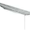 Fiamma F45s 190 Markise Rechtslenker Gehäusefarbe Polar White Tuchfarbe Royal Grey 190 Cm